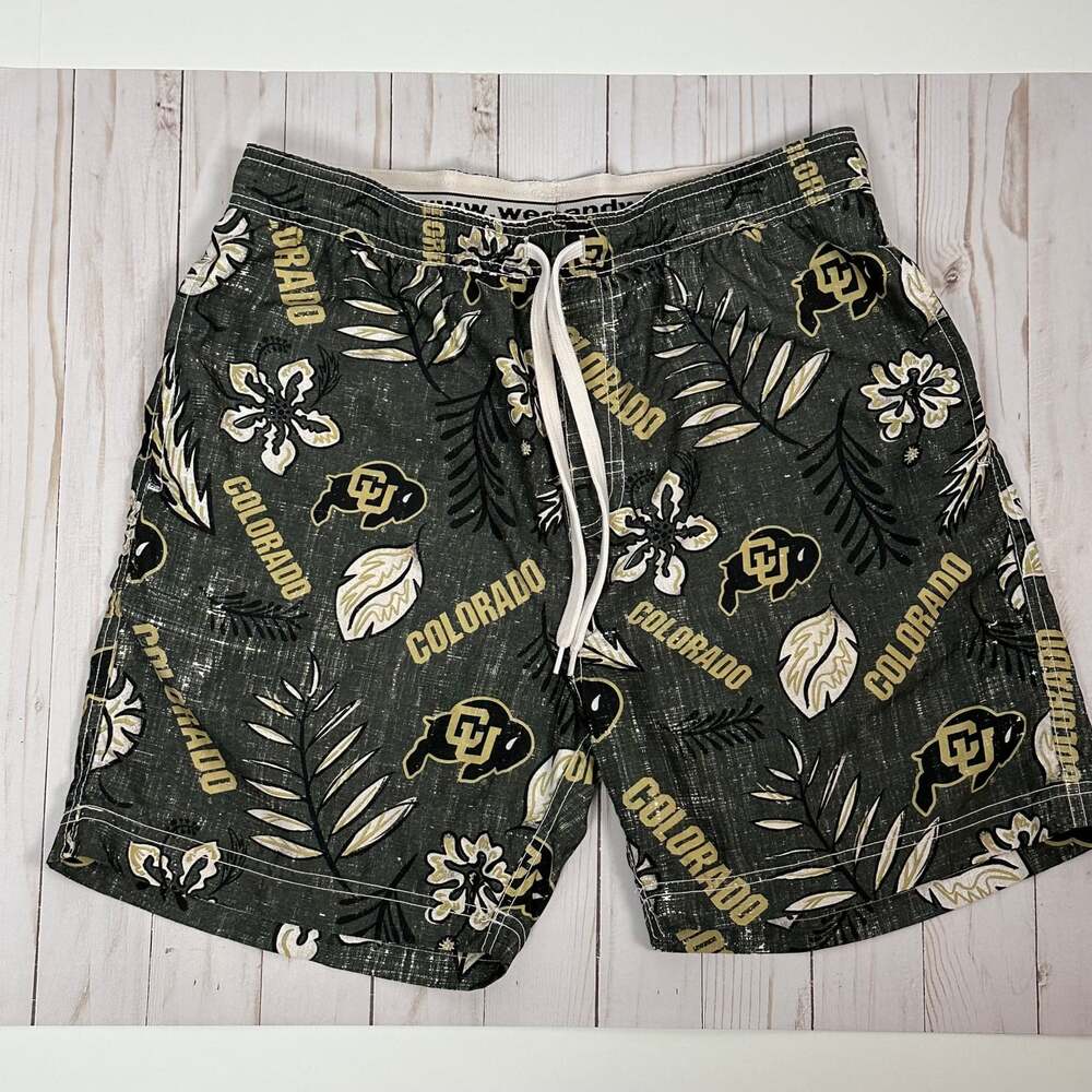 WES AND WILLY men's CU Buffaloes shorts - size medium